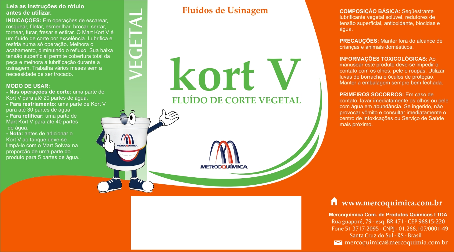 KORT V - Fluido de corte Vegetal